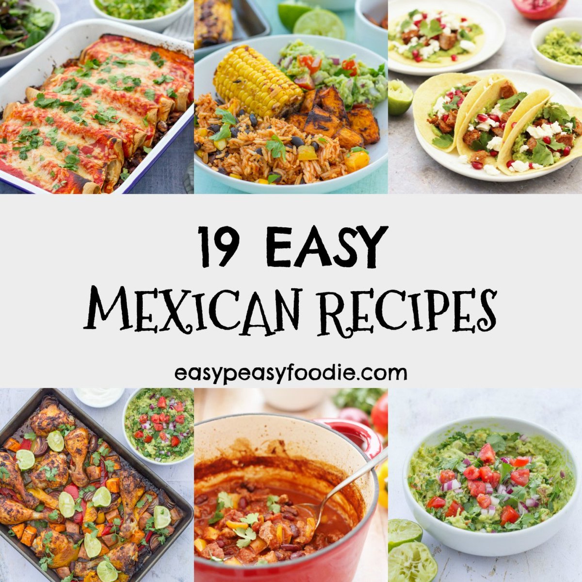 easypeasyfoodie's tweet photo. Every night can be Mexican night with these 19 Easy Mexican Recipes! Everything from fajitas to guacamole, tacos to mole and a whole lot more.
GET THE RECIPES => https://t.co/bNEgGygmi0
#easydinners #midweekmeals #easypeasyfoodie https://t.co/SgLkj3G9w0