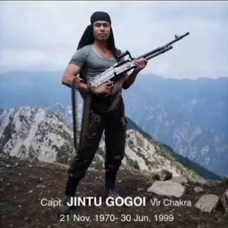 PreetiBhuy5496's tweet photo. Assam Remembers Kargil Hero 🇮🇳

Assam paid tribute to Kargil hero Captain Jintu Gogoi on his death anniversary, remembering his courage, sacrifice and 
service to the nation.

#Assam #KargilHero #JaiHind #IndianArmy https://t.co/dh97eK1C1P