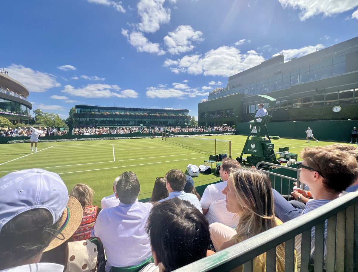 TCurrah1987's tweet photo. Wimbledon 2026 with @MeansToBelieve https://t.co/Zceb8nuSb2