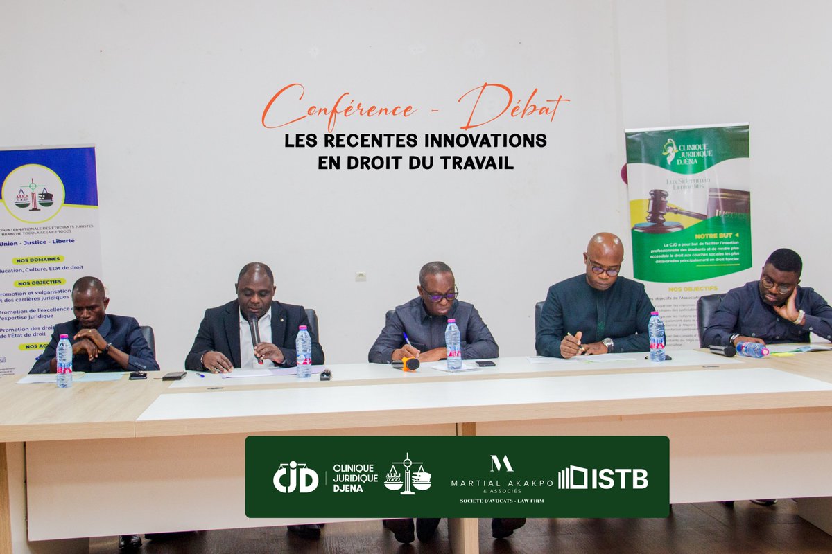 CJD_Djena's tweet photo. ✨ RETOUR EN IMAGES

Le rideau est tombé sur notre conférence-débat autour des récentes innovations en droit du travail, et c’est avec une immense gratitude que nous adressons nos sincères remerciements à toutes les personnes qui ont contribué à la réussite de cette activité. https://t.co/weYARkOe4W