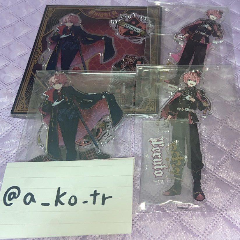 a_ko_tr's tweet photo. 譲⇒画像のもの

求⇒買取（定価以下⭕️）

なんでもお支払い方法可能です⭕️

 #騎士Xグッズ交換 #騎士Xグッズ買取 
 #KnightXグッズ交換 #KnightXグッズ買取 https://t.co/3g278yZEFO