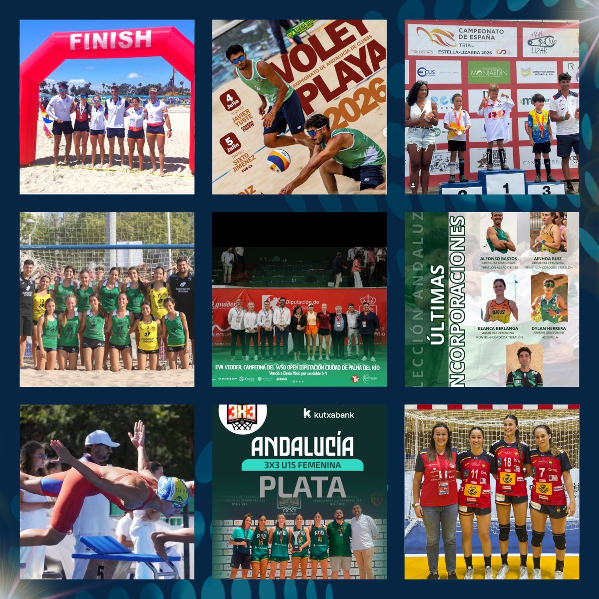 Cafdsocial's tweet photo. 📸 Así se vivió el fin de semana deportivo en Andalucía

Te dejamos una pequeña muestra de lo que ha pasado estos días en nuestras federaciones y clubes 🙌
Competición, esfuerzo y mucha pasión por el deporte.

👉 ¿Está tu club o federación en las fotos?
Si no, tranquilo/a 👀 https://t.co/8xpGoM5xs6