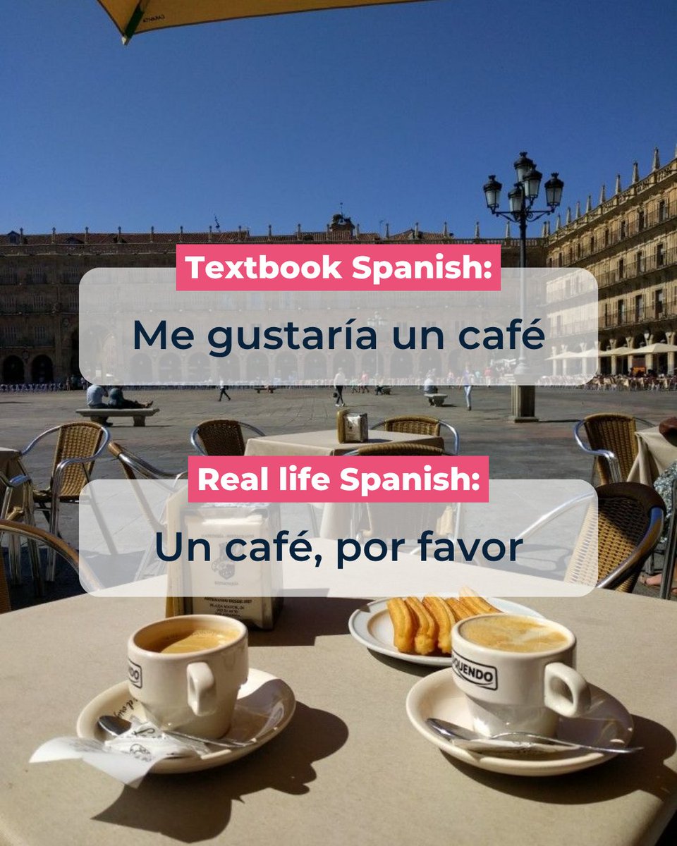 lobster_es's tweet photo. You spend months learning Spanish…

Then arrive in Spain and realise absolutely nobody speaks like your textbook 🇪🇸🙃

Here’s how to get it right! https://t.co/ktqxts2NZa
