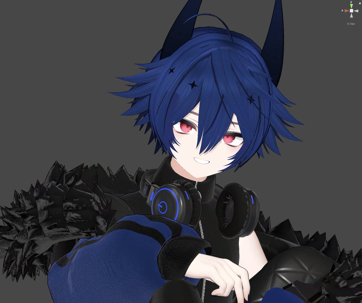 sasikizu's tweet photo. ちょっとノイズくんのテクスチャ加筆したり毛量増やしたり顔の調整とかシェイプキー調整かけて後日アップデートしたいと思っております https://t.co/lhMwWJIbqf