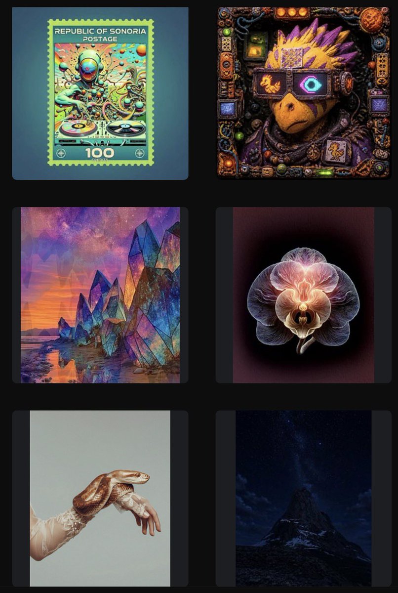 Mettody1's tweet photo. 💪 Collected on Objkt 💪

Six more gems have been added to my vault 👌

Stamp #103 by Stampfigang 
Acid Punk #276 by @GummyLSD 
Electric Dawn by @cyberocelot29 
Orchid #01 by @handsdall 
Vow of Silk by @nad_nfts 
The Milky Way by @AnkuSoni20 

LFG Tezos fam 🚀🚀🚀 https://t.co/QExdlS7mUQ
