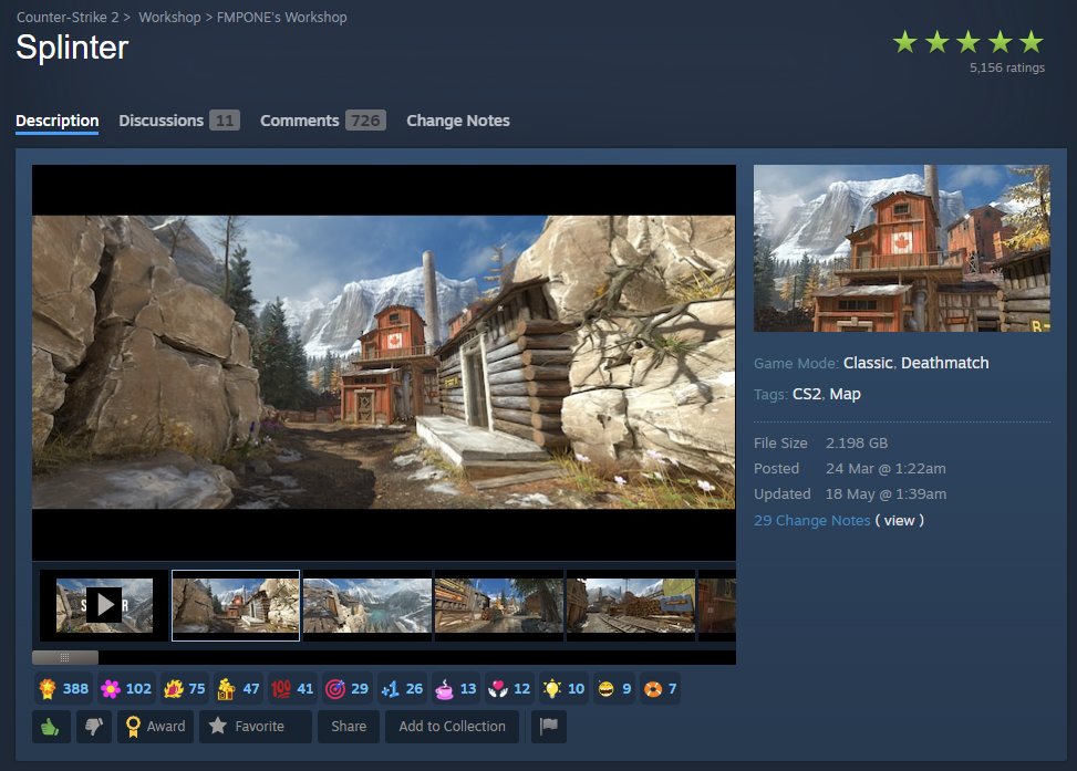 DistortionCS's tweet photo. Some interesting info has surfaced about community maps. Rumor has it Valve has started sending emails to a number of community map creators! @gabefollower @ArowCS @CounterStrike https://t.co/fe9HfLcYBy