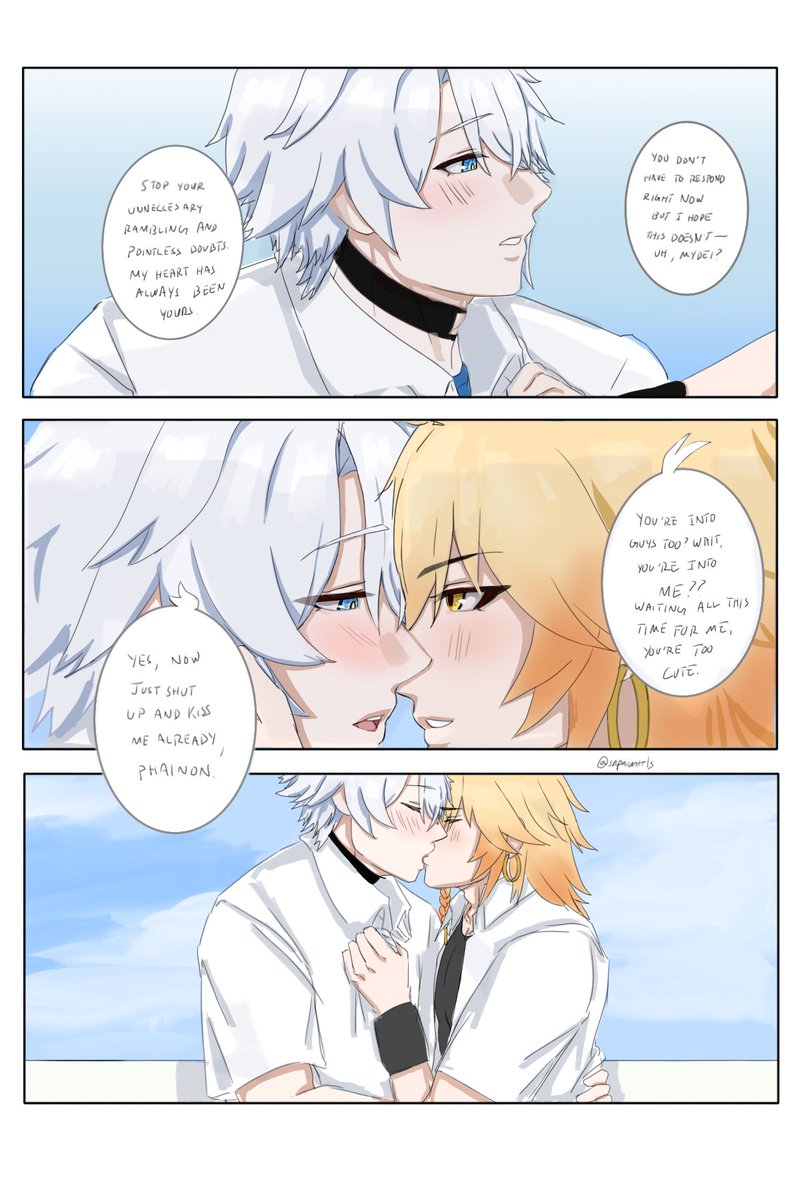 snpaicntrls's tweet photo. day 1: realization/coming out +
day 2: first kiss/confession

sorry this is so late and rushed but happy pride month to phdei 🥹🫶

#PhaideiPrideWeek
#Phaidei @phaideipride https://t.co/UYjQnoIDi6