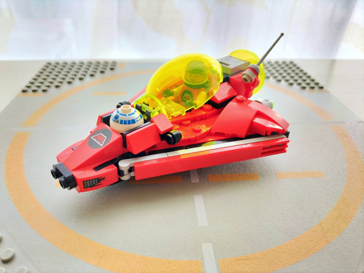 nagisajive's tweet photo. M-TRONファイター
改修完了〜＼(^o^)／！

両翼がかなりカッチョ良くなりました
💪☺️✨️

#lego
#mtron https://t.co/k3GfklVBFb