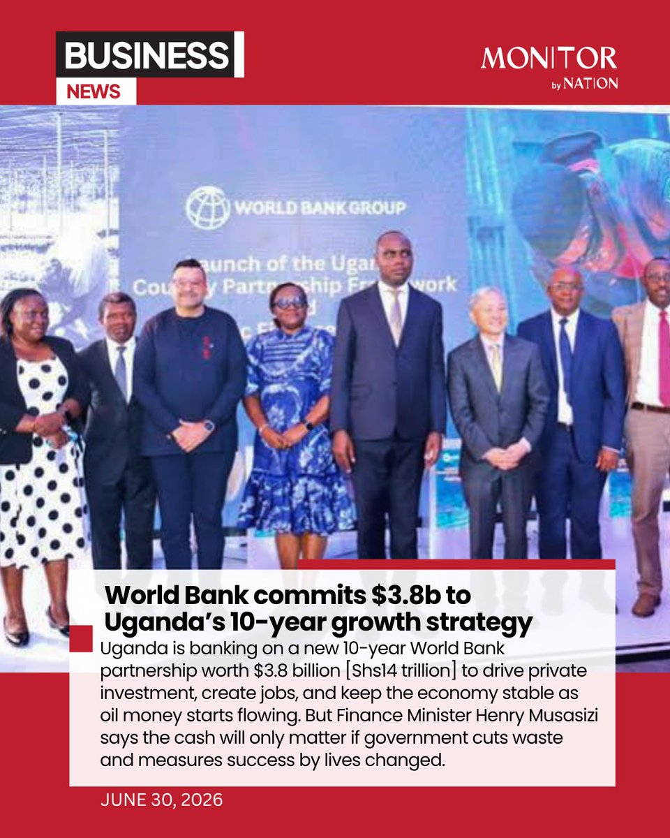 DailyMonitor's tweet photo. Finance Minister Henry Musasizi said the cash will only matter if government cuts waste and measures success by lives changed, not projects approved https://t.co/sRDYNsHLIS
#MonitorUpdates https://t.co/DO70JrSWsI