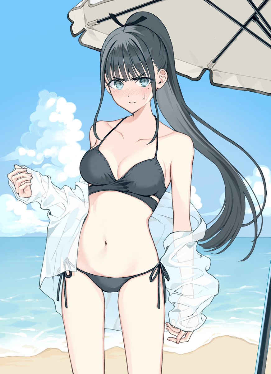 Mz_Ykn's tweet photo. 燕の水着について考える…  #学マスFA https://t.co/SWApFGsPna