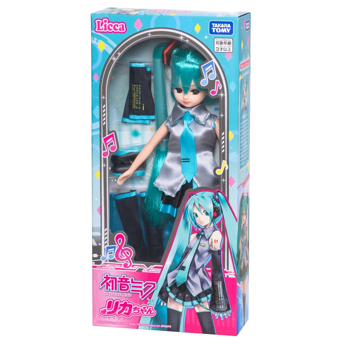 初音ミク」になりきったリカちゃんが登場！ 「初音ミク リカちゃん」が