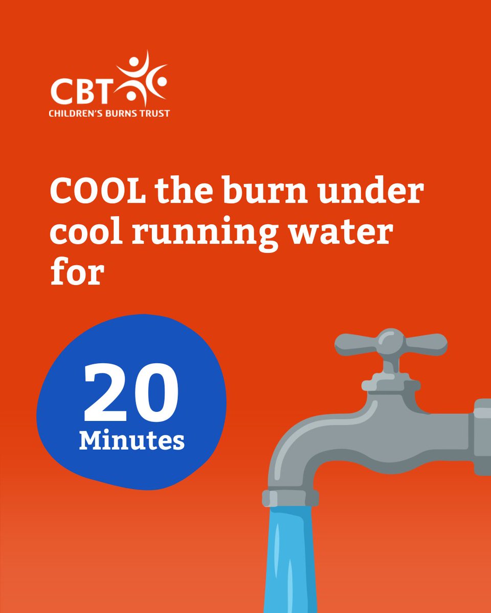 CBTofficial's tweet photo. 🔥 Remember: COOL, CALL, COVER

These simple steps can make a big difference after a burn injury.

https://t.co/7DCQG8eeae   

#BurnFirstAid #BurnPrevention #ChildSafety #ChildrensBurnsTrust https://t.co/QnSM5mfzuW