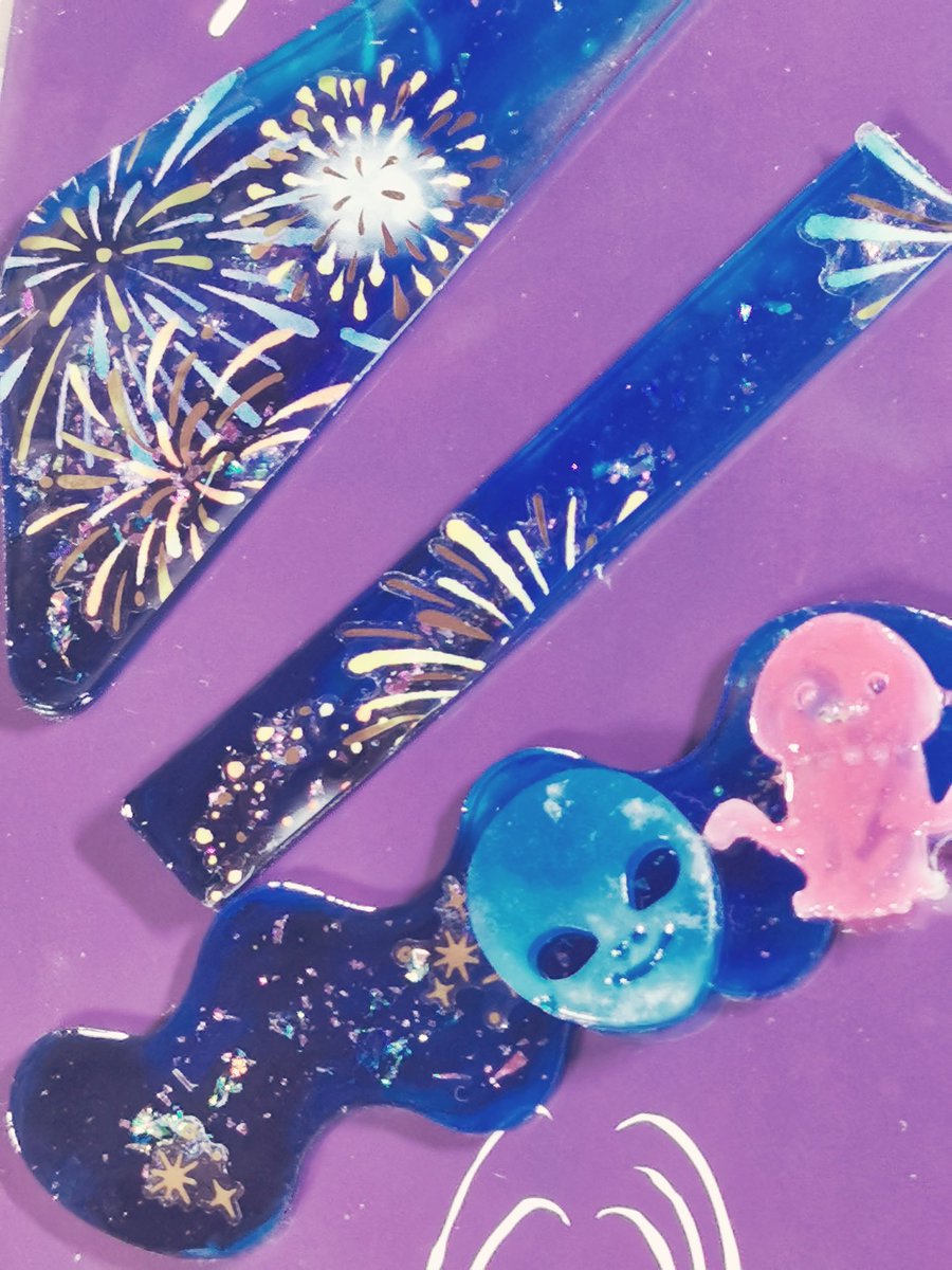 fu_mi_mi's tweet photo. 久々のものづくり
セリアの花火シール使ってヘアアクセ作ってみてる
とてもかわちぃ（ ◜ω◝ ）ﾆﾁｬｱ https://t.co/9GWYxs0mza