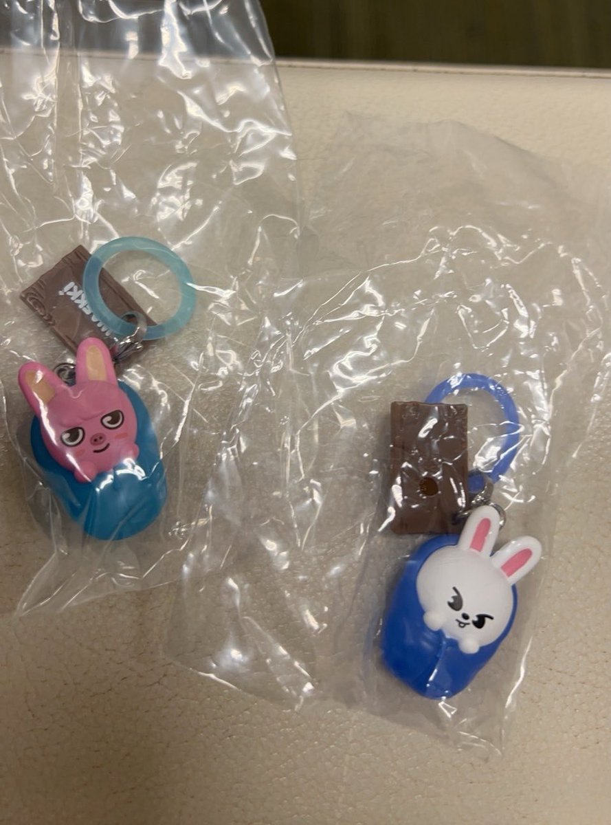 San26Su's tweet photo. スキズ skzoo ガチャ めじるしアクセサリー ソロキャンプ 交換

【譲】チャンビン　リノ

【求】ハン　ヒョンジン

できればまとめての郵送交換希望ですがお気軽にお声かけいただけると嬉しいです🍀 https://t.co/I8q90S8D1a
