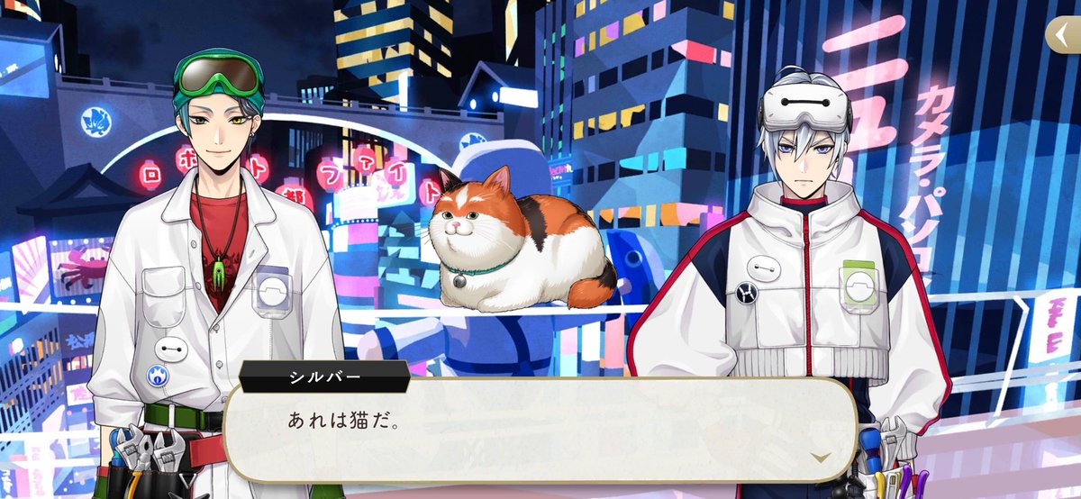 rakk0saik0's tweet photo. Cat: Meow

Jade : So it was just a dog.

Silver: That's a cat. https://t.co/9Jauukb6Ry