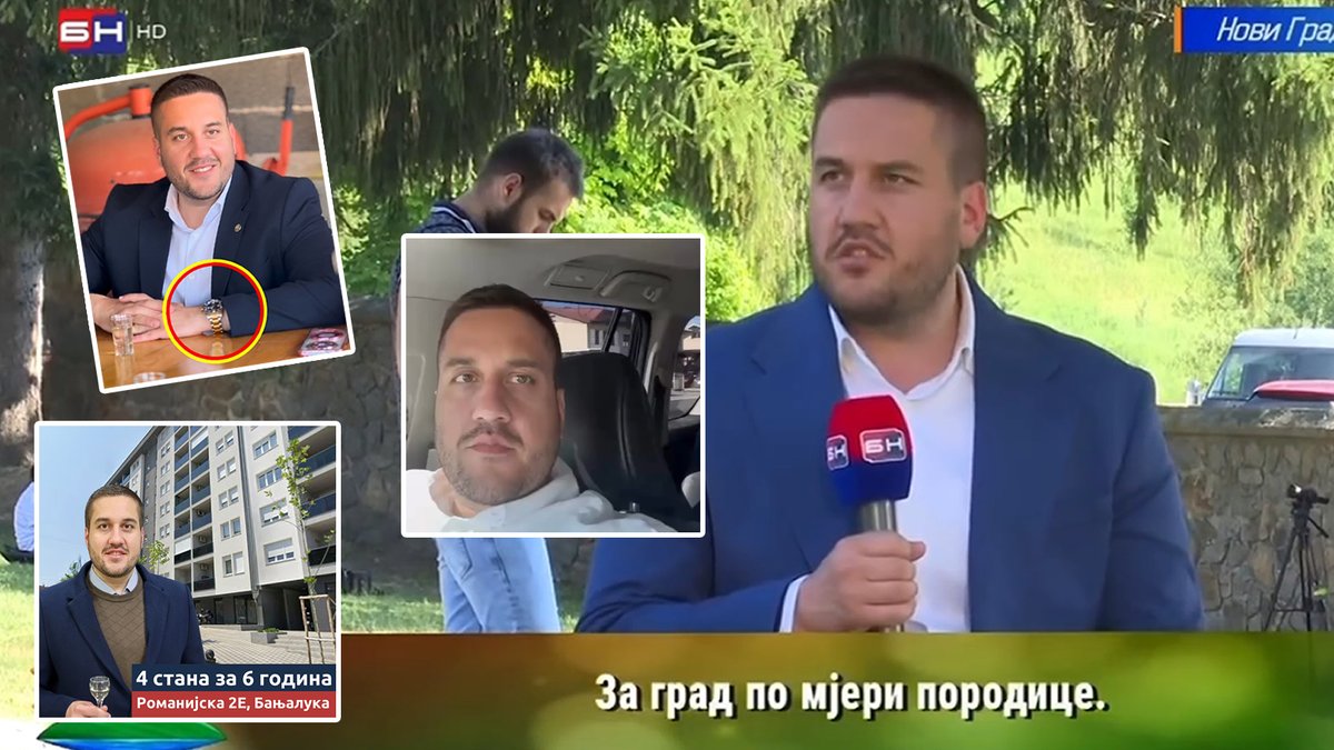 Slobodanka28641's tweet photo. Za grad po mjeri porodice i politika po mjeri mafije.

Kako to izgleda kada narodu pričate jednu priču a u stvarnosti radite nešto sasvim kontra od toga, zbog čega vas je narod podržao. 

Za 5 godina sebi izreketirate 4 stana, kupujete skupocjene satove, vozite automobile od po 150.000 KM i onda odlazite kod tog istog naroda i govorite mu kako ste vi za napredak, za bolje sutra, za budućnost, kako radite u interesu naroda i države a kada narod uvidi da ste samo jedni dobro organizovani manipulatori. 

A onda sva sredstva usmjerite u neke događaje i gostovanja po televizijama koje pričaju već 20 godina kako država neće opstati ni do naredne godine a svi već dobro znaju da jedino od vašeg angažmana ima direktnu korist mafija kojoj nije problem da plati 5-6 dobrih plata za ovo što "radite".
@sigurnasrpska @PDP_RSrpska