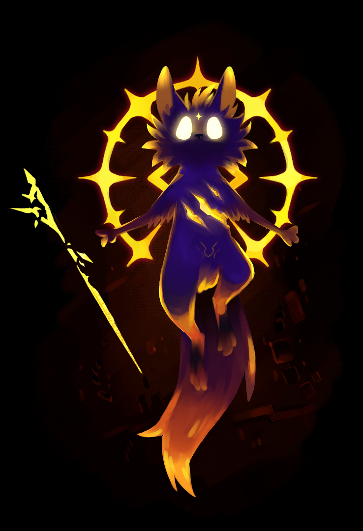 A_Setth's tweet photo. Fot the 3 Rain World fans that also enjoy HSR Look at #phainon as The saint  and #cyrene as The Watcher

#rainworld #honkaistarrrailfanart https://t.co/UGwHT0uWbT