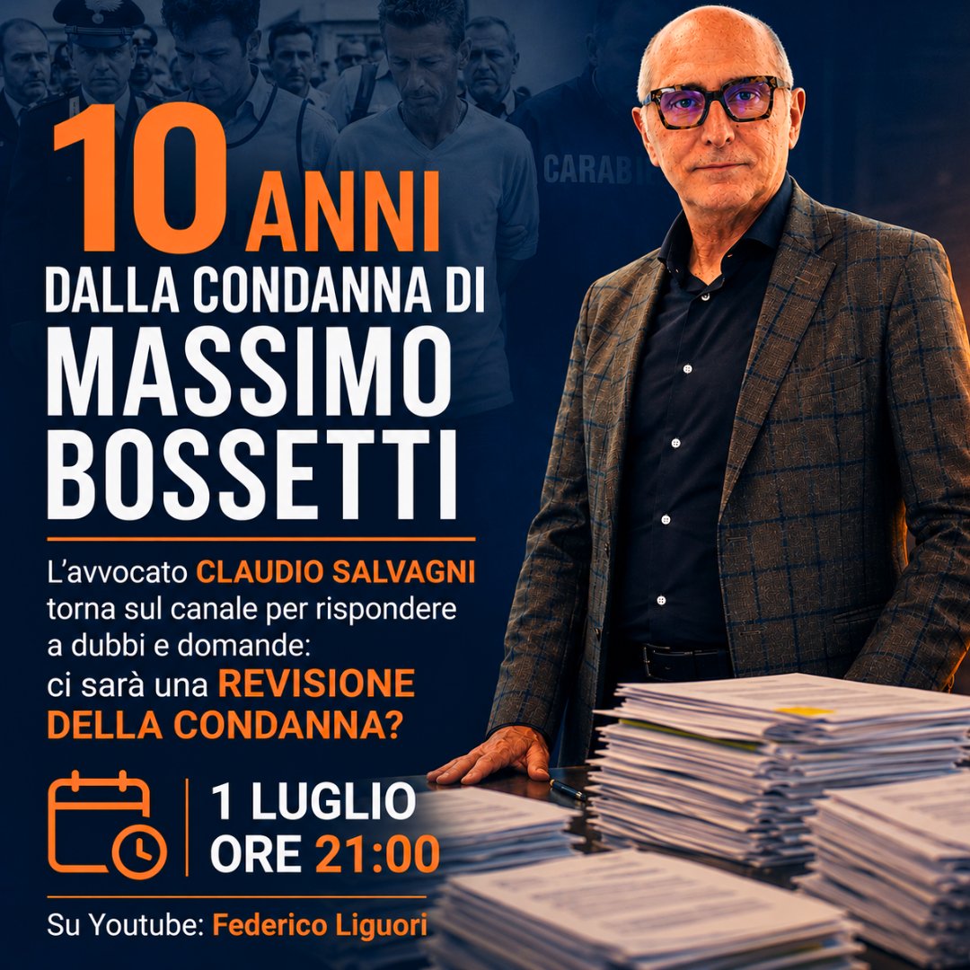 f_liguori2611's tweet photo. 10 anni dalla condanna di #massimobossetti: dubbi sulla sentenza e novità? Ne parliamo domani alle 21 con Claudio Salvagni, legale del muratore, che si batte per una riapertura del caso di #yaragambirasio. https://t.co/HEArJgC0Th