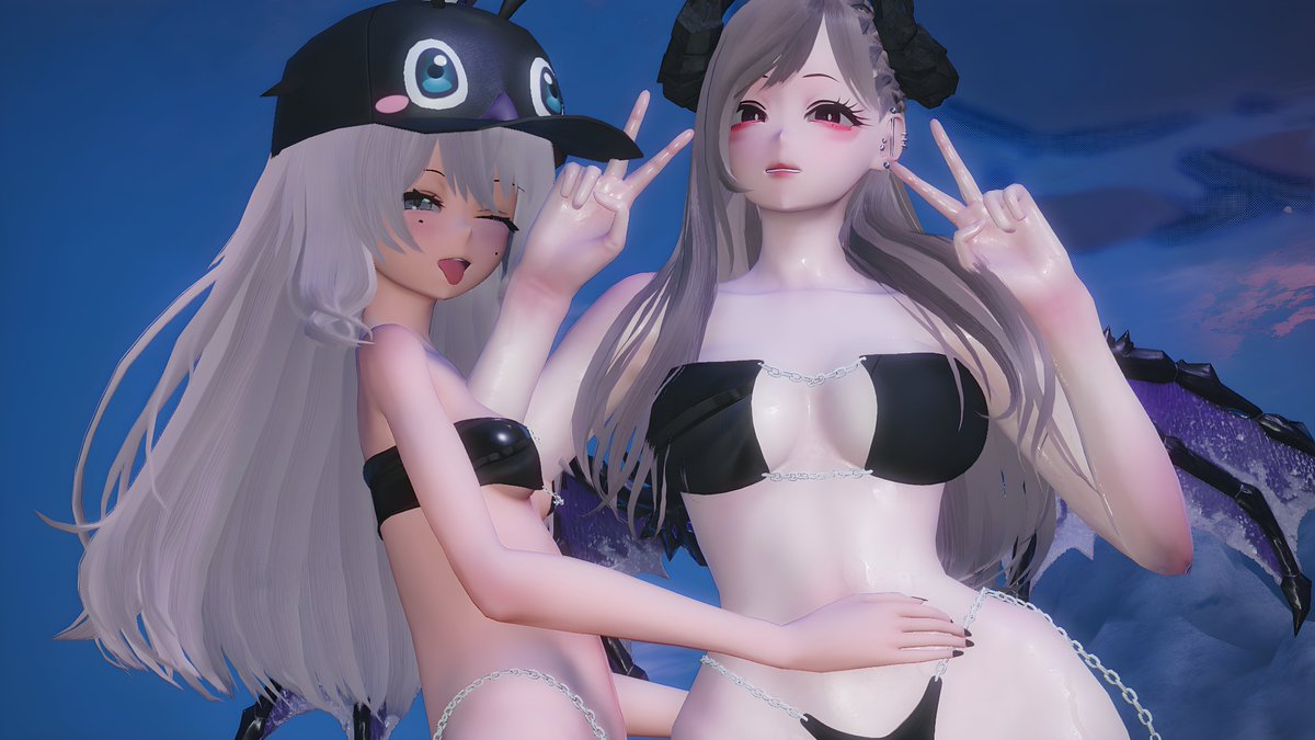 Kirb_PSO2's tweet photo. 🖤💕 
#PSO2NGS 
#PSO2NGS_SS https://t.co/89FjeMWB8C