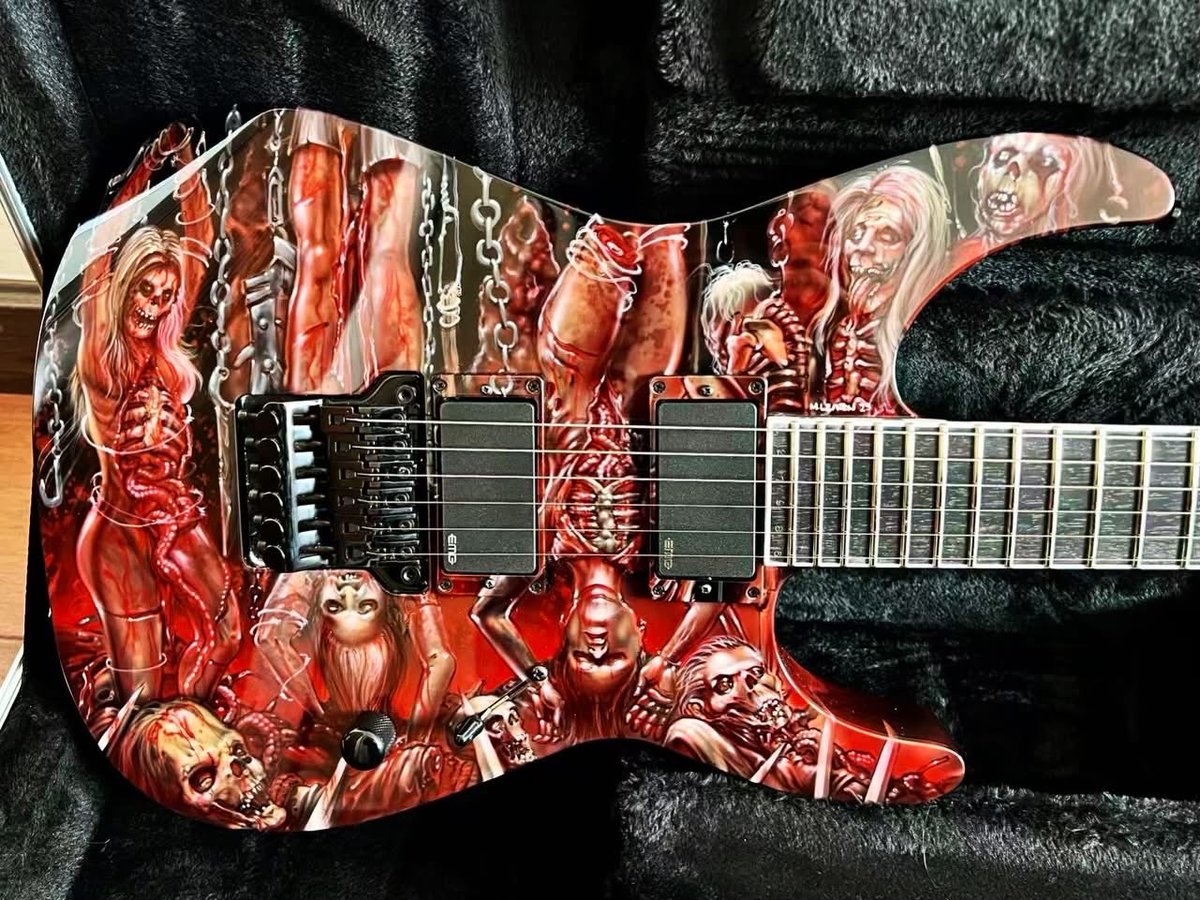 MocsMetal's tweet photo. Check out this Cannibal Corpse inspired Jackson Customshop https://t.co/Xs7ICJM1F8