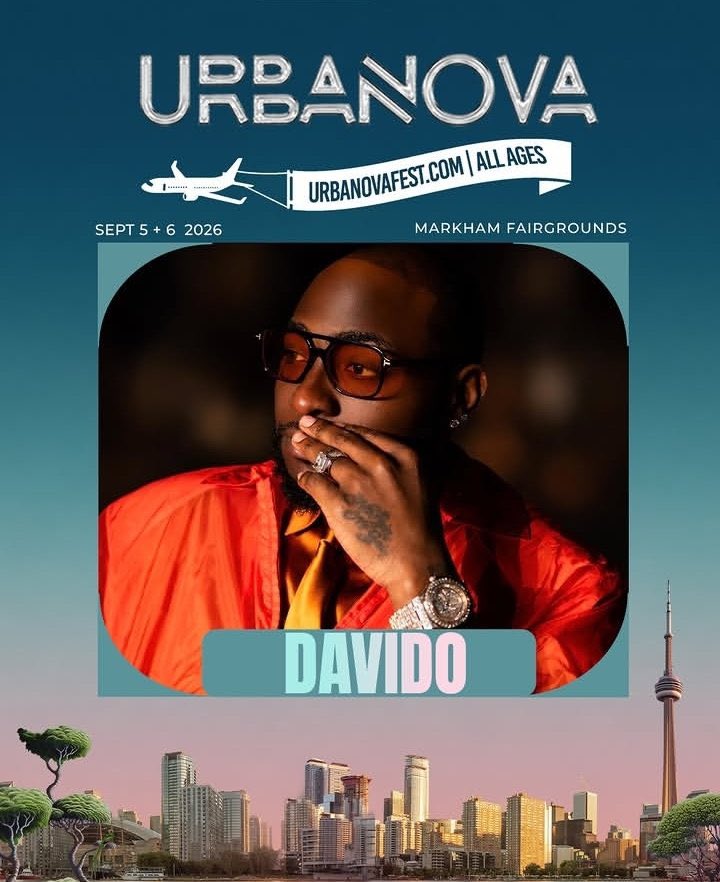 flashyboy132's tweet photo. DAVIDO announced for Urbanova Fest 2026 🇨🇦🔥 https://t.co/4nmQ0Lt9cb