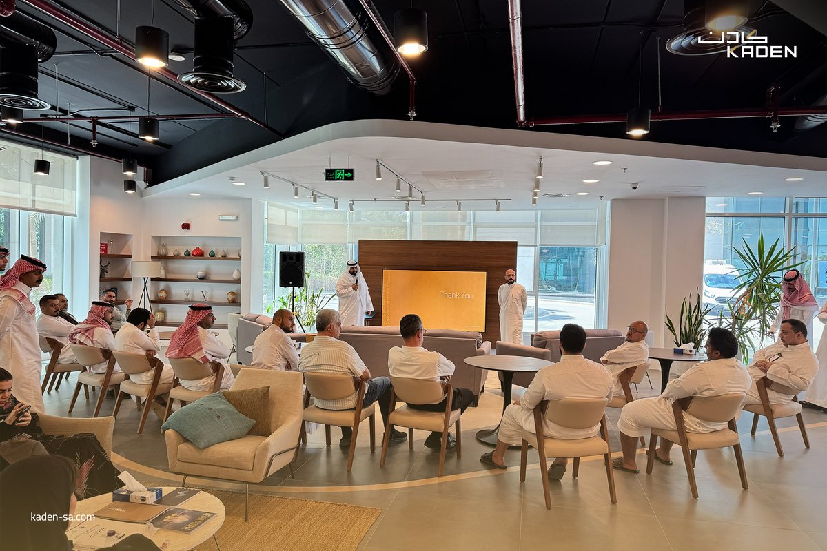 KadenInvest's tweet photo. نواصل في #كادن تعزيز التواصل الداخلي بين قطاعاتنا من خلال تنظيم فعالية “كادن بريك”، التي استضافت قطاع الاستثمار والنمو، بهدف التعريف بدور القطاع وآلية عمله في استكشاف الفرص الاستثمارية ودراستها، إلى جانب استعراض أبرز مستجدات القطاع، بما يسهم في تعزيز التكامل بين القطاعات ودعم تحقيق مستهدفات كادن الاستراتيجية.