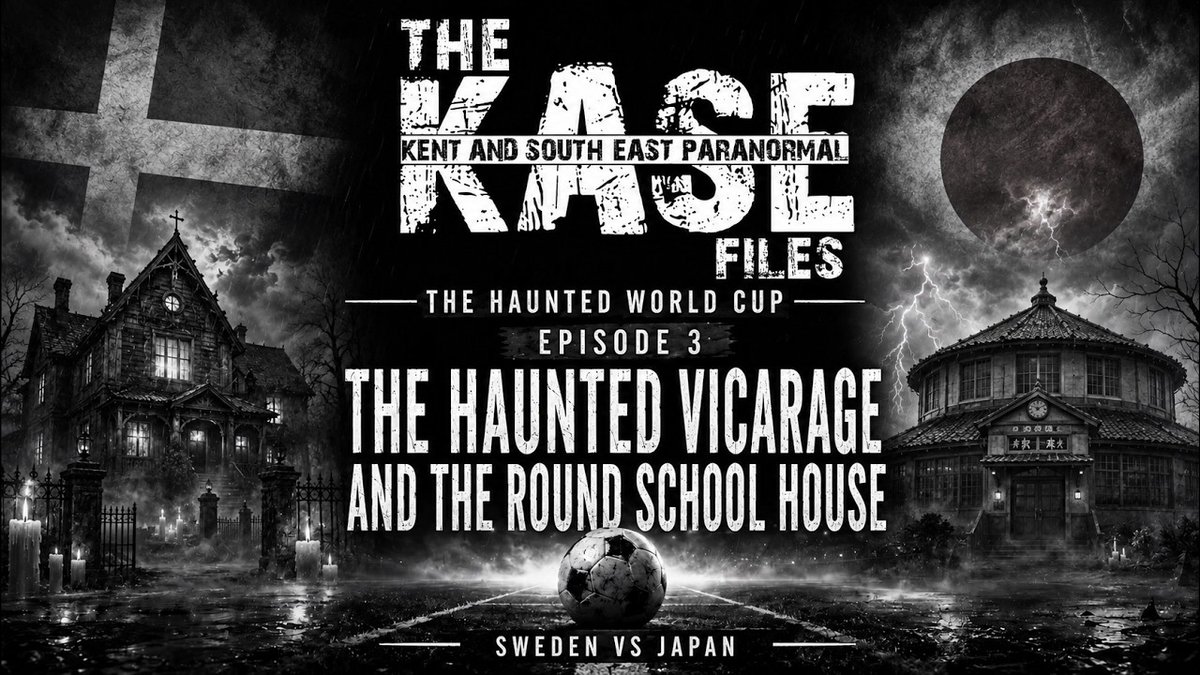 kaseparanormal's tweet photo. 🇸🇪Sweden vs Japan🇯🇵

Episode 3 of The KASE Files: The Haunted World Cup '26 is here!

Borgvattnet Vicarage takes on Japan's mysterious Round Schoolhouse. Which paranormal case wins?

🎥 Watch: https://t.co/Qd1sHmbnoY

#TheKASEFiles #FIFAWorldCup https://t.co/8cxBcyRbH5