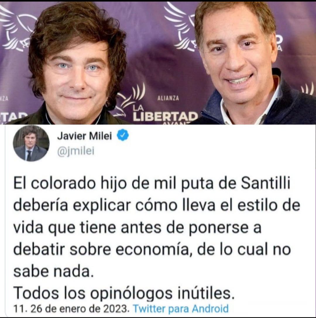 JavierSteinle's tweet photo. @_EncuestAR_ Acá hay una opinión de alguien que lo conoce bien. Parece? https://t.co/bb1SEgPdM1