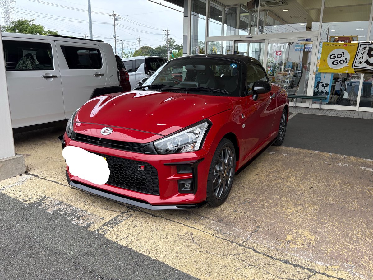 romi_bullet52's tweet photo. 納車されました！！！
初自分の車👏
沢山色々なところにいこうね🚗

#GRコペン
#コペン
#COPEN https://t.co/t8f8nBzxuT