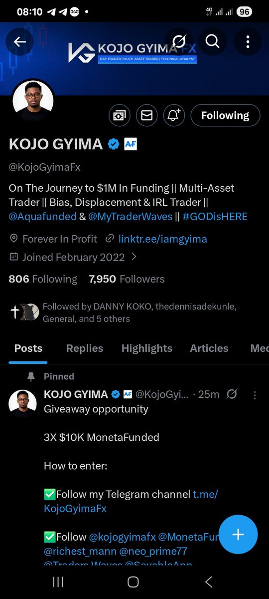 GideonMrr's tweet photo. @KojoGyimaFx @MonetaFunded @richest_mann @neo_prime77 @Traders_Waves @SavableApp https://t.co/9v99ESMVr7