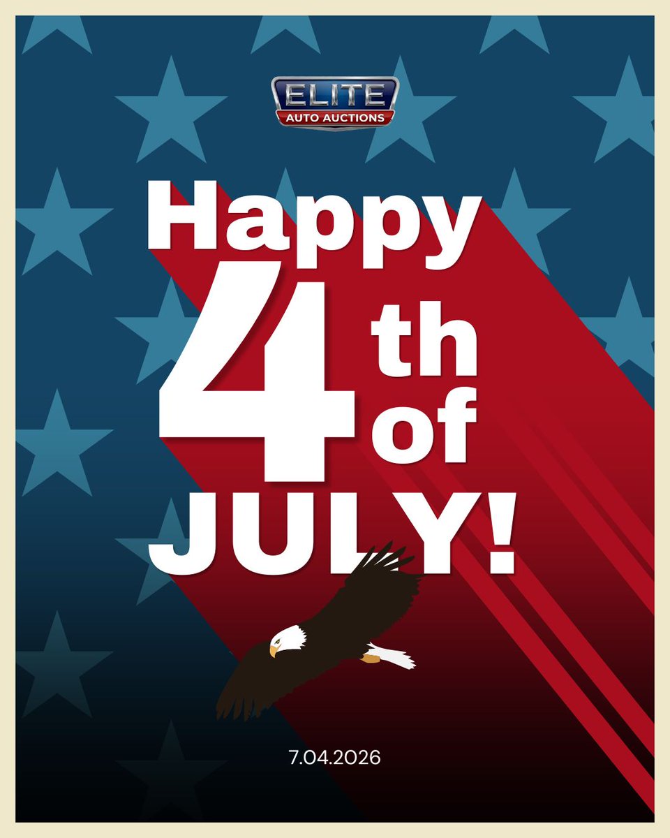 eliteauctions14's tweet photo. One nation, countless reasons to celebrate. 🎆

This 4th of July, we honor the spirit of freedom and unity that brings us together.

Whether you're watching fireworks, spending time with family, or enjoying a getaway, let's make this day a moment to remember.

#FourthOfJuly https://t.co/Ra8Jz81Bx2
