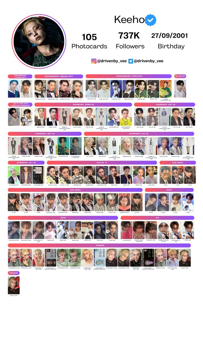 drivenby_vee's tweet photo. 💙p1harmony💙
Updated with all albums to date and new layout - Photocard Individual Template

Available on drive for hq download!

#p1harmony  #keeho  #theo #jiung #intak #soul #jongseob #photocardtemplate https://t.co/Xpj4dKDFc6