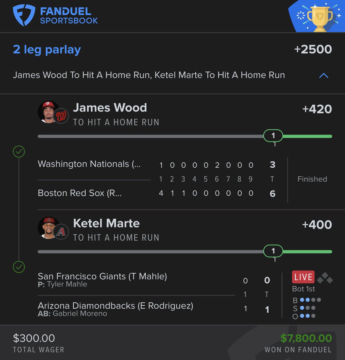 GeovianPicks7's tweet photo. Ketel Marte for a cool $7,000. 💰

#WorldCup2026FIFA | #NBA 🏀 | #WNBA | #CBB 🏀 | #Prizepicks 🔐 | #PROPS | #POTD 📋 | #Picks | #MLB ⚾ | #Gambling𝕏 #mlbbetting #sportsbetting #soccer https://t.co/72tD6u6uwz