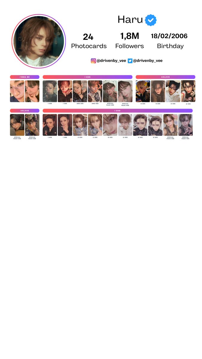 drivenby_vee's tweet photo. 🖤xlov🖤
Updated with newest album to date - Photocard Individual Template

Available on drive for hq download!

#xlov  #wumuti  #rui #hyun #haru #photocardtemplate https://t.co/lyfWhud3nb