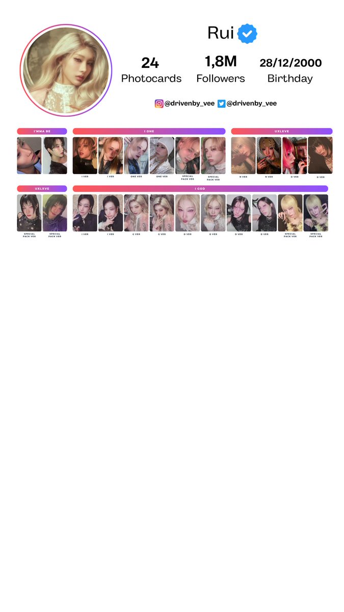 drivenby_vee's tweet photo. 🖤xlov🖤
Updated with newest album to date - Photocard Individual Template

Available on drive for hq download!

#xlov  #wumuti  #rui #hyun #haru #photocardtemplate https://t.co/lyfWhud3nb