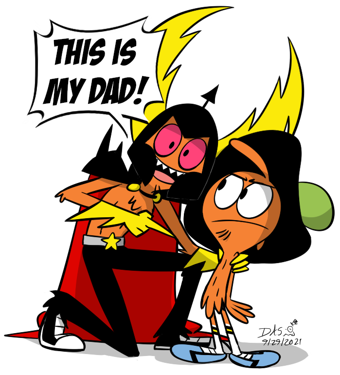 UmaYorokobi's tweet photo. Pride of his mom and treasure of his dad.
(still putting pages together for the FanArt book)
#WanderoverYonder #WanDom https://t.co/HW4FtvRtp5