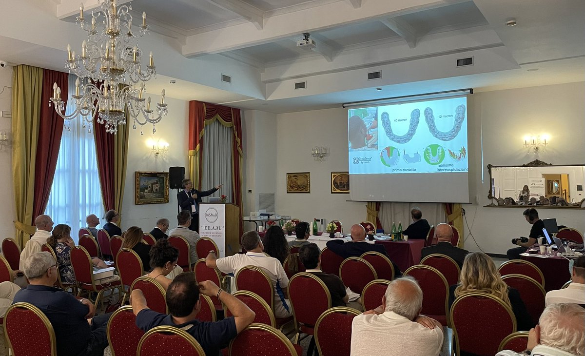 BauschFrance's tweet photo. Our speaker Dr. Alessandro Nanussi during his OccluSense presentation and workshop in the "IASMED Congress 2026", Naples 🇮🇹
I ❤️ OccluSense https://t.co/jLsLBQiejP