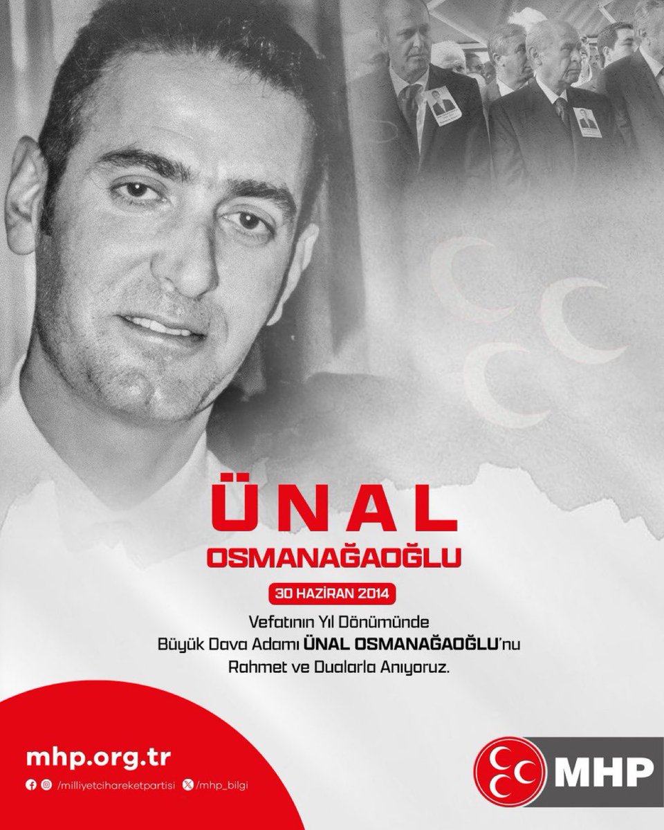 DBAhmetSoysal's tweet photo. Vefatının Yıl Dönümünde Büyük Dava Adamı Ünal OSMANAĞAOĞLU'nu Rahmet ve Dualarla Anıyoruz. https://t.co/9HNU8B9MN0