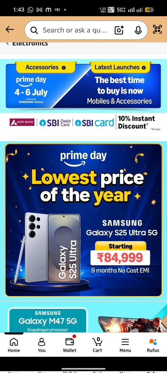 mkori88's tweet photo. @stufflistings Favourite feature is ts software one ui
#AmazonPrimeDay #GalaxyS25UltraDay2 https://t.co/s3JZPJ7hep