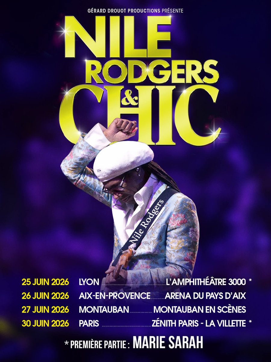 ChapelleDavid's tweet photo. Ce soir ! @nilerodgers https://t.co/NglWottBQt