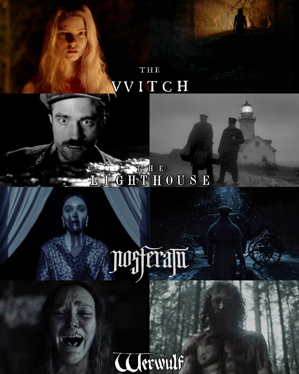 Cinema_Odyssey_'s tweet photo. Robert Eggers × Gothic Horror 

• The VVitch (2015)
• The LightHouse (2019)
• Nosferatu (2024)
• Werwulf (2026)

#Werwulf #RobertEggers https://t.co/EZuH7Eq5fV