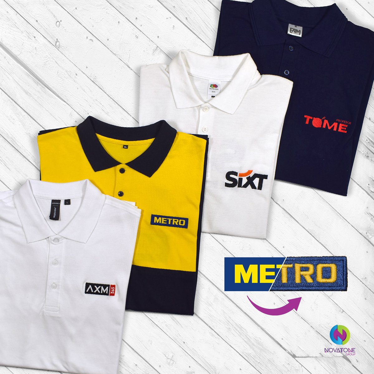 NovatoneGroup's tweet photo. From pixels to premium threads 💻➡️🧵

Our latest embroidered projects focus on razor-sharp lines &amp; heavyweight premium fabric 🚀

As print brokers, we source the best garments and combine them with branding techniques! 
Your company swag will look top-tier🤟

DM us for samples! https://t.co/9wTHKieKyt