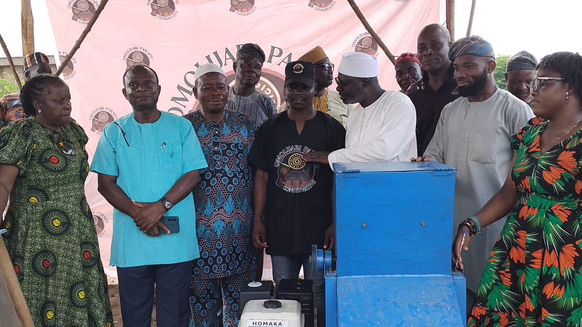 Omoluabi_org's tweet photo. FUNAAB Partners OPCG to Advance Sustainable Agriculture in Ogun Communities

Friday, June 26, 2026, will remain a memorable date in the history of Alabata Community in Odeda Local Government Area of Ogun State as a visionary empowerment programme transformed what was once regarded as agricultural waste into a valuable economic resource. Sponsored by the Omoluabi Parapo Conservative Group (OPCG) in collaboration with the Federal University of Agriculture, Abeokuta (FUNAAB) through its Agricultural Media Resources and Extension Centre (AMREC), the Empowerment Programme demonstrated that sustainable development begins when innovation meets community service.

The programme attracted cassava processors, farmers, extension officers, researchers and critical stakeholders across the agricultural value chain, all united by a common vision of promoting food security, environmental sustainability and rural economic development.

Representing the Convener and President-General of OPCG, Obabirin Aderonke Okeleye, Omoluabi Quadri Olanrewaju Mudasiru, led the OPCG delegation alongside the Director of AMREC, Prof. J.O. Olaoye, whose team was warmly received by the revered Olu of Alabata, His Royal Highness, Oba Waheed Alani Sanusi. The royal reception reflected the community's appreciation for meaningful partnerships that place the welfare of farmers and rural dwellers at the centre of development.

In his opening remarks, Prof. J.O. Olaoye applauded the industrious farmers of Alabata and paid glowing tribute to the visionary leadership of Oba Waheed Alani Sanusi for fostering an environment that supports agricultural growth. He explained that Alabata was carefully selected because of its outstanding reputation in cassava cultivation and the production of quality garri within the Odeda Local Government. According to him, agricultural waste should no longer be viewed as refuse but as an economic asset capable of creating wealth, reducing environmental pollution and strengthening livestock production.

Dr. Adebowale of AMREC conducted the practical demonstration of the machine while participants received comprehensive training on converting cassava peels and residues into nutritious, affordable animal feed. He carefully explained every stage of the production process from collecting fresh cassava peels less than twenty-four hours old, washing and sorting, grinding the materials, pressing out excess moisture, fermentation, drying and proper storage.

Speaking on behalf of Obabirin Aderonke Okeleye @mindshiftorg, Omoluabi Quadri Olanrewaju Mudasiru emphasized that the intervention represented the humanitarian philosophy of the founder of OPCG, whose passion is to uplift communities through sustainable empowerment. He reaffirmed that OPCG is a non-political organisation established to promote development, unity and self-reliance. He therefore appealed to the community leaders to ensure that the cassava grinder and presser remain community property, accessible to everyone without discrimination or political consideration. He further assured that responsible management and proper maintenance of the equipment would position Alabata for more impactful interventions in the future.

In his appreciation, Oba Waheed Alani Sanusi expressed profound gratitude to FUNAAB and the OPCG, especially to its Convener and President-General, Obabirin Aderonke Okeleye, for remembering Alabata with such a life-changing intervention. He described the programme as timely, impactful and capable of improving the livelihoods of farmers while encouraging sustainable agricultural practices.

Through the foresight and generosity of Obabirin Aderonke Okeleye and the unwavering commitment of the Omoluabi Parapo Conservative Group in partnership with FUNAAB, Alabata has taken a bold step towards a future where agricultural waste becomes economic wealth, environmental sustainability becomes a daily practice, and rural communities become engines of prosperity.