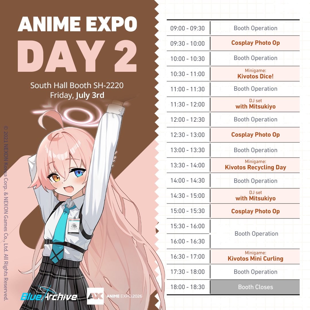 Get ready for Day 2 of Anime Expo 2026! 🎧🗣️ Mitsukiyo's DJ sets