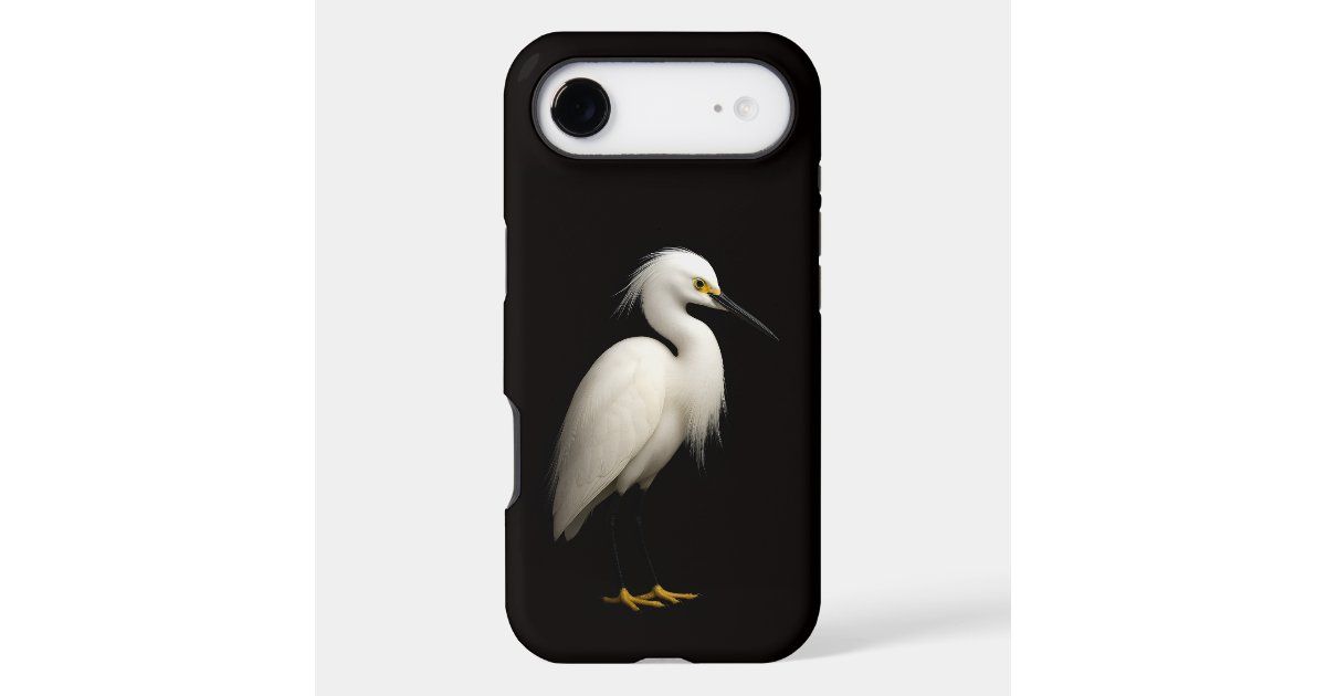 Giftsoninternet's tweet photo. Elevate your iPhone 17 Air with this elegant Snowy Egret case — luxe black finish, Case‑Mate protection, and feather‑light style. Perfect for nature lovers who want durability + design. Grab yours: https://t.co/aFzptpLLjV #iPhoneCase #Design https://t.co/h0gy7yMtsG