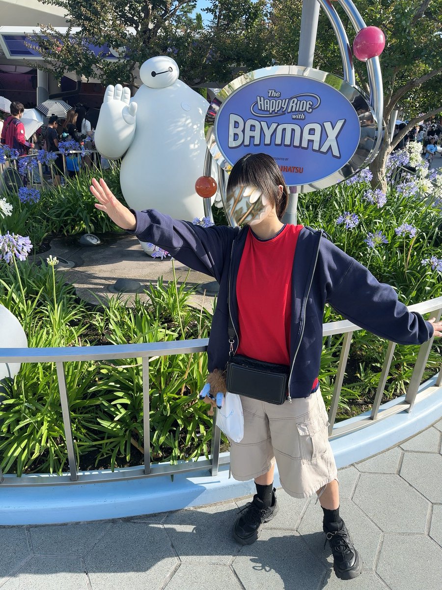 NoooSs1635's tweet photo. ヒロバウンドででっけぇベイマックスをディズニーランドで連れ回しました https://t.co/nvmViDo0uC