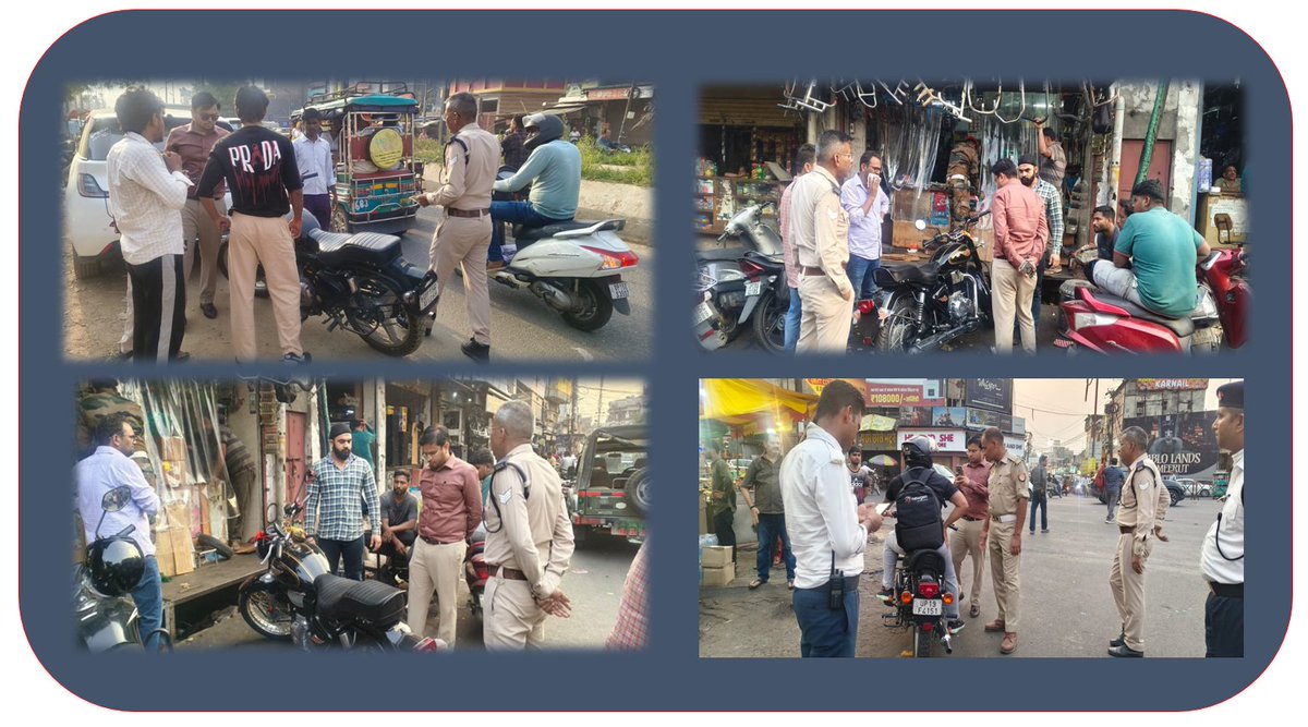 Rtomeerut's tweet photo. जनपद मेरठ  में संयुक्त प्रवर्तन अभियान जारी 📷
दिनांक 29.06.2026 को जनपद मेरठ  में परिवहन विभाग एवं यातायात पुलिस द्वारा संयुक्त प्रवर्तन अभियान चलाया गया। https://t.co/yN5H0DJalQ