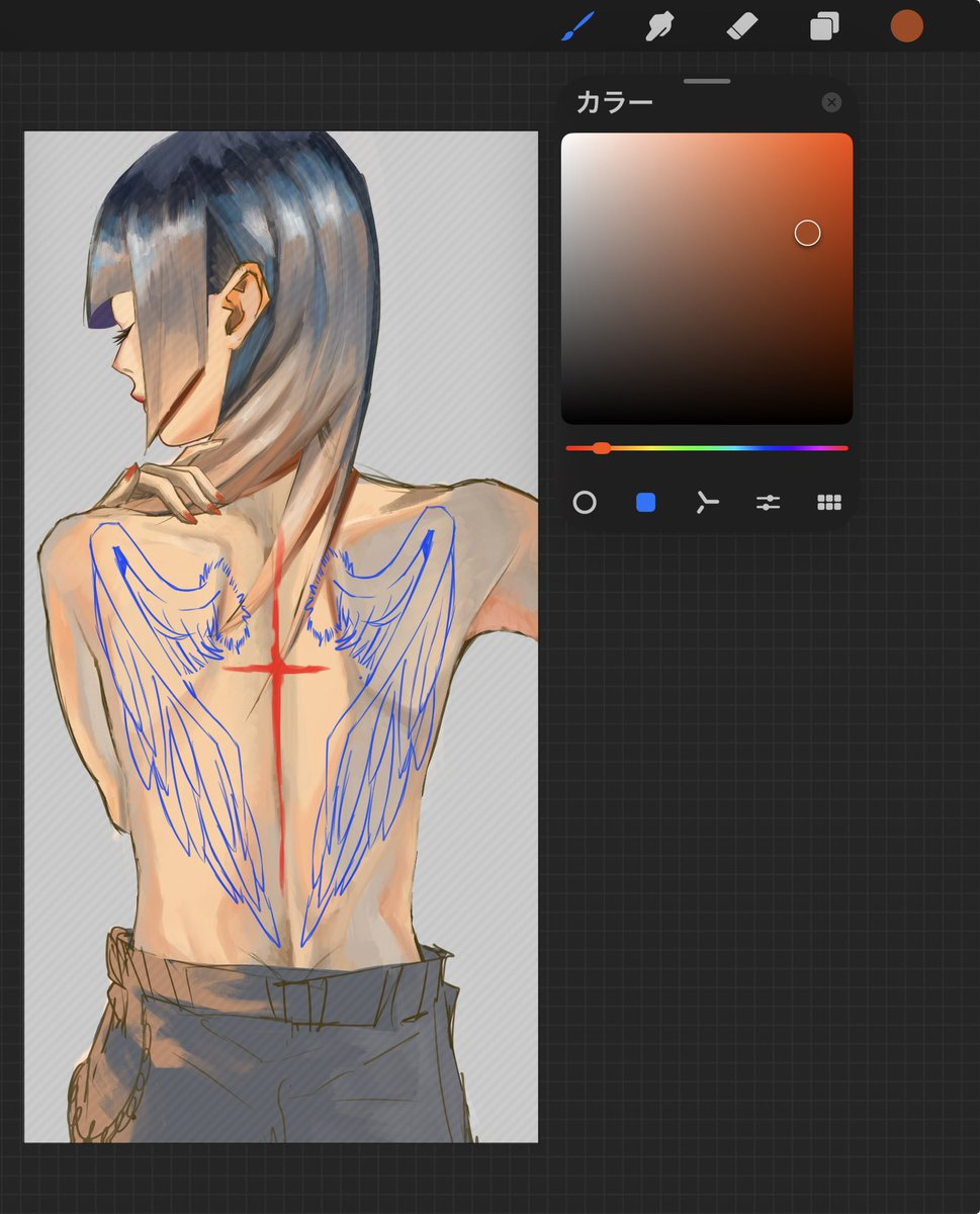telnw_iw's tweet photo. ずっと描き直してる
楽しいけどね https://t.co/tyr8Ml0gCg