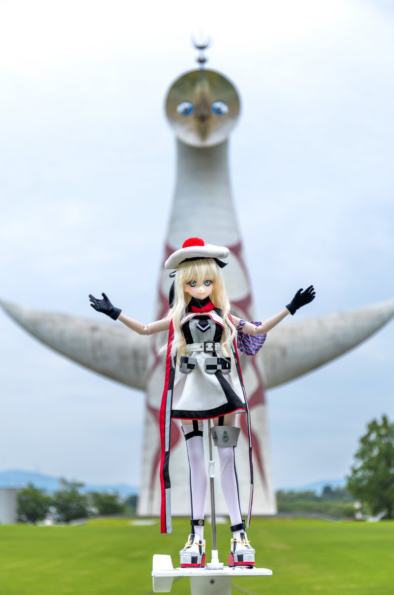 万博記念公園に行きました☀️ #リシュリュー #艦これドール