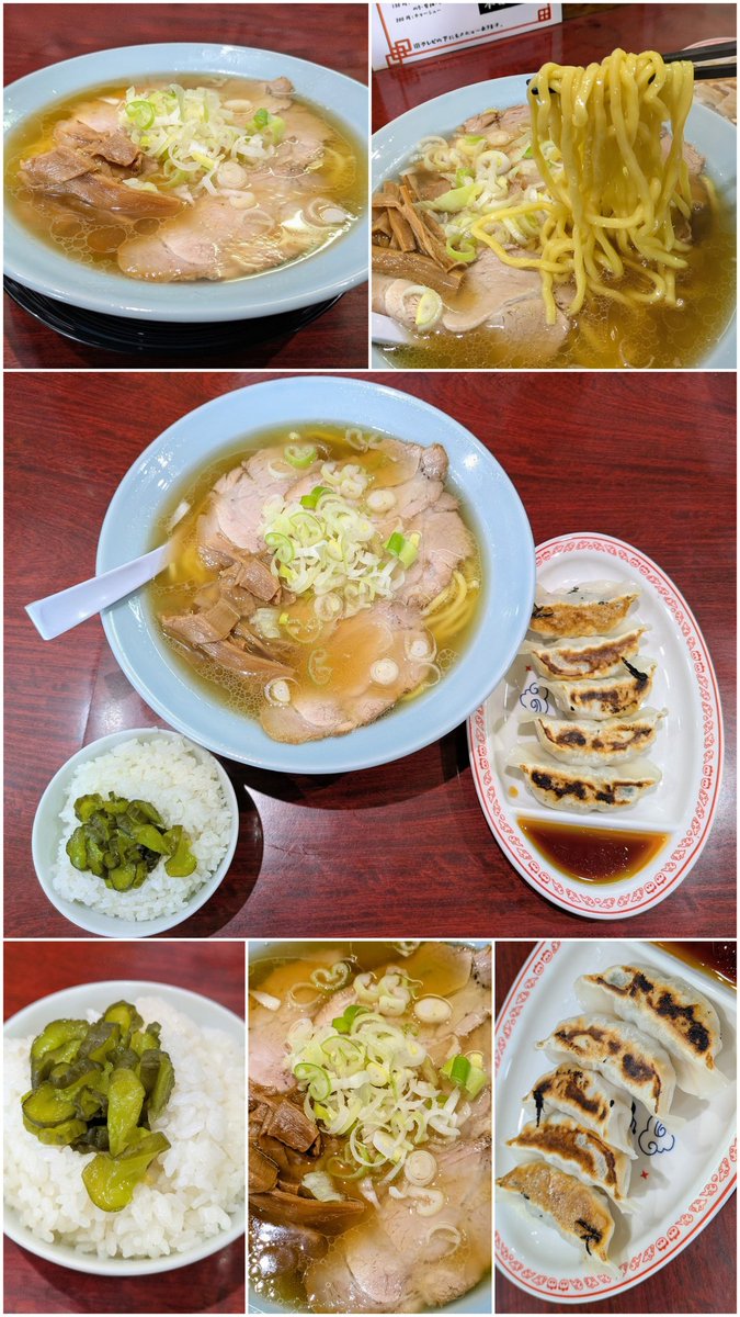 chironyan77777's tweet photo. 麺処 本日晴天[水戸市]
限定 ちゃん系醤油チャーシューメン(めし一杯無料青かっぱサービス)+餃子🍜🍥🥟
まろやかコク深のスッキリとした醤油清湯スープにモチシコッとした中太縮れ麺💯😍
しっとり旨々な薄切りチャーシューがたっぷり😍箸レンゲ止まらないめっちゃん美味い一杯🍜🤤
ご馳走様でした🙏😆 https://t.co/c0MM0yxyRS
